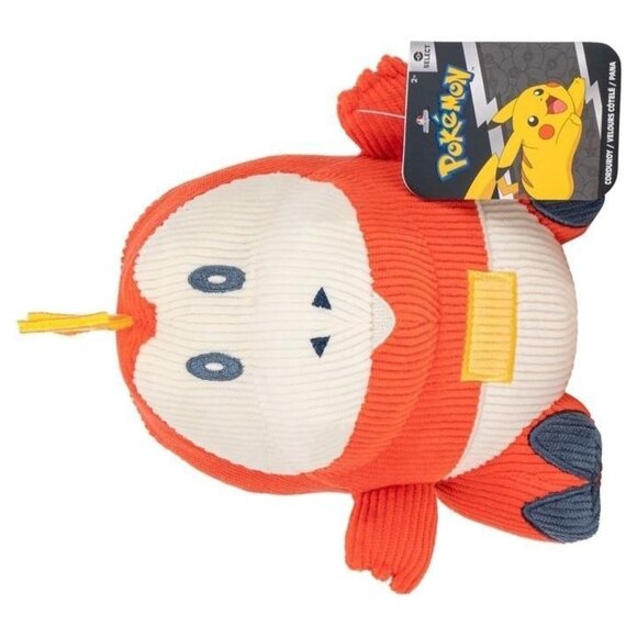 Pokemon Fuecoco Corduroy Plush Soft Toy 10" Official Stuffed Animal - Picture 2 of 5